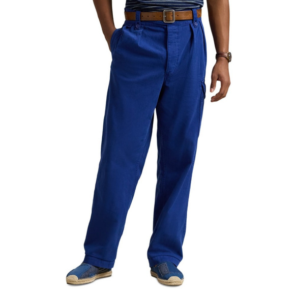 Polo Ralph Lauren Men Cargo Pants Blue Size 34X32 - Picture 1 of 8